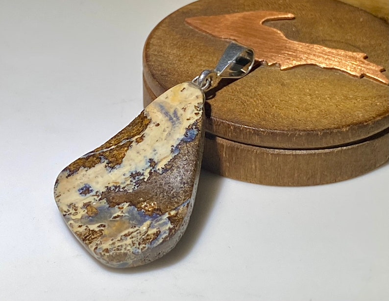 Australian Boulder Opal Pendant