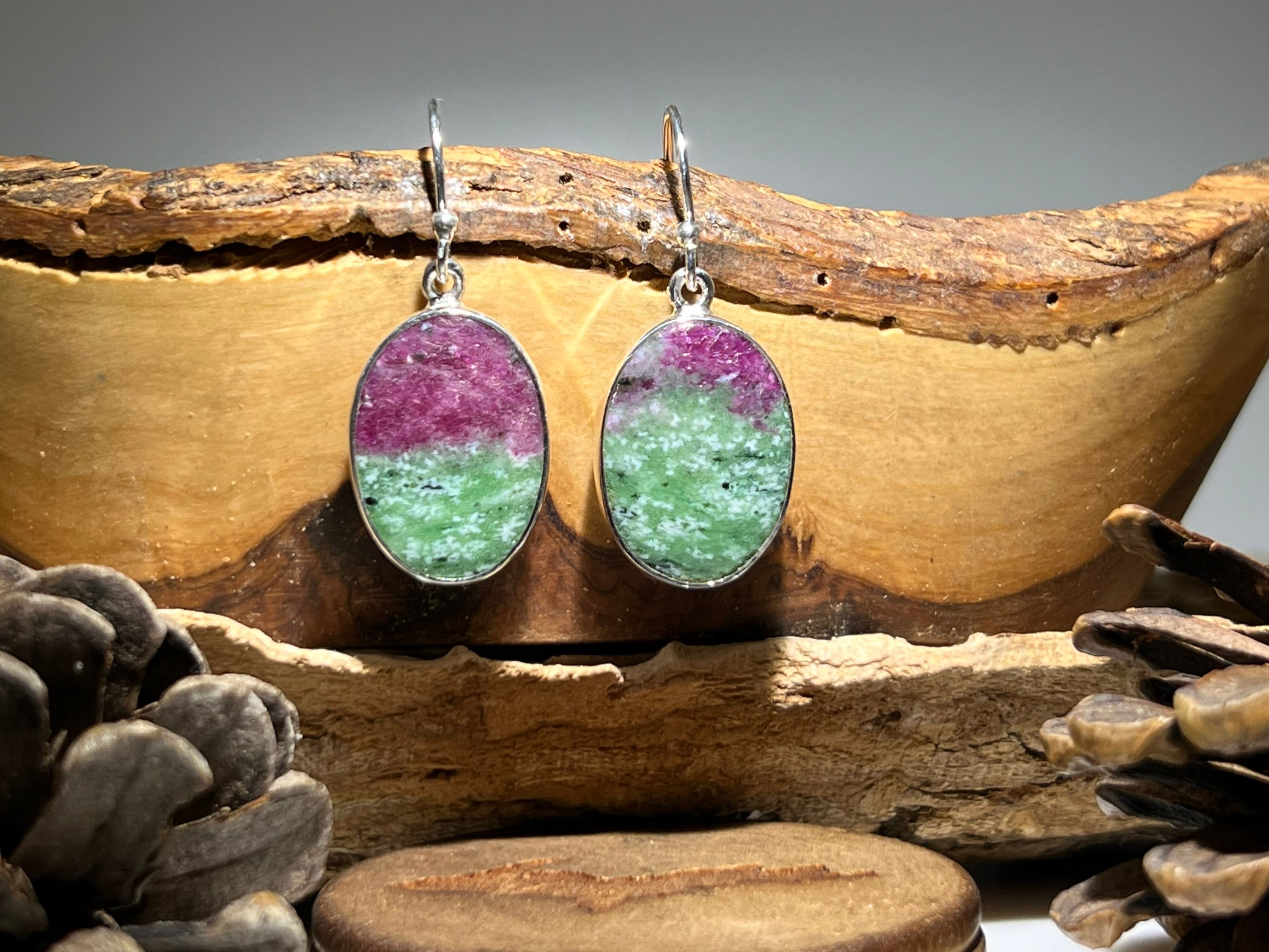 Ruby hotsell zoisite earrings