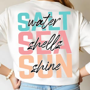 Saltwater Seashells Sunshine Svg Png Vacation Svg Summer Shirt Design, Summer Svg Hello Summer Svg, Beach Svg, Summer Shirt Svg, Cricut File