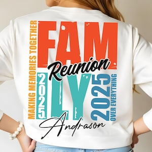 Family Reunion 2025 SVG: Family Vacation Shirt Design (Digital Download)
