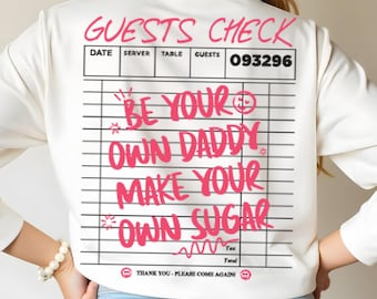 Funny Hustle PNG SVG: Sugar Daddy-clipart, gastcheque-ontwerp (digitale download