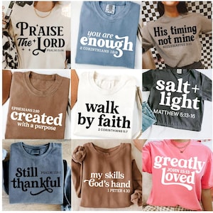 Minimal Christian Quote SVG Bundle, Bible Verse PNG (Digital Download)