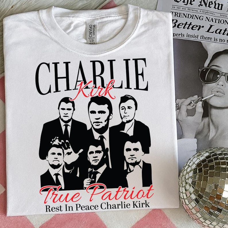 Charlie Kirk Tribute PNG, Patriotic Digital File (digital Download) - Etsy