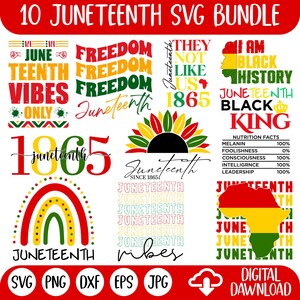 Juneteenth SVG PNG Bundle, I Am Black History, Juneteenth 1865, we are black history, Black king nutrition svg,