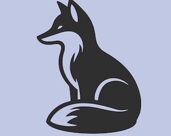 ビニールフォックスステッカー カスタマイズ可能