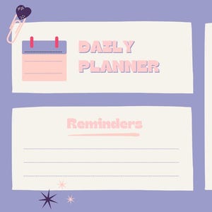 Printable Daily Planner/ Minimalist Daily Schedule/ To Do List/ Instant Download