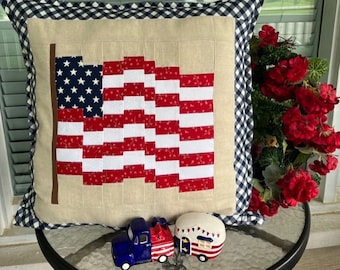 Old Glory Flag Pillow