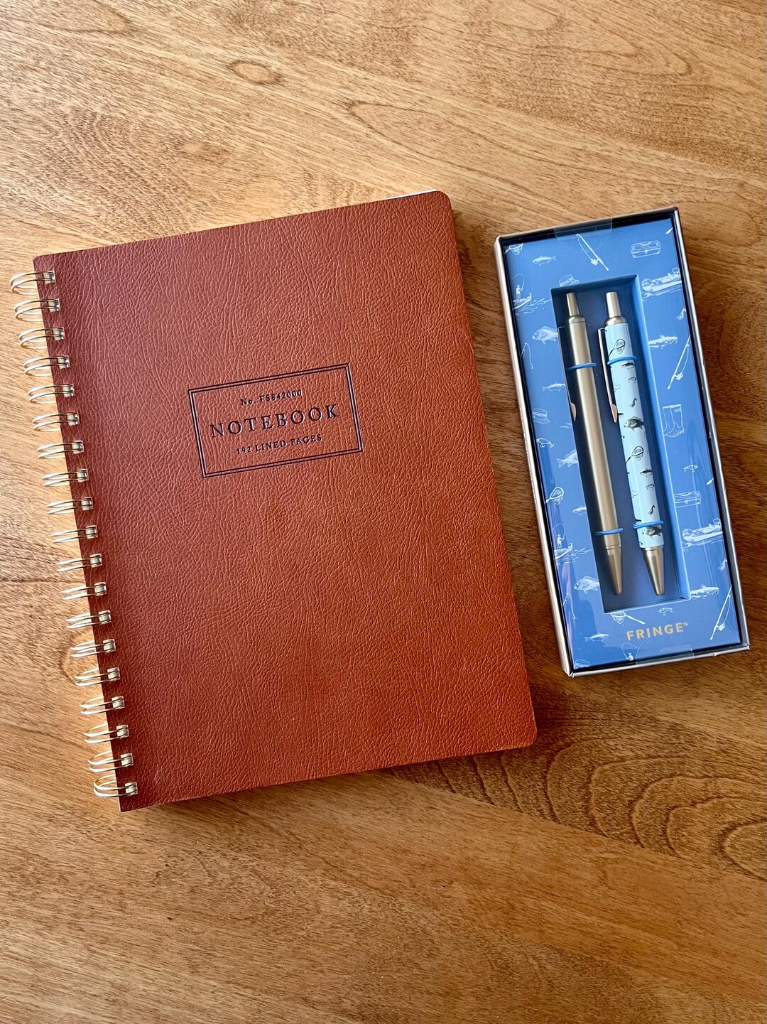 FRINGE for Him Journal Set – Notebook & Pen for Husband, Boyfriend ...