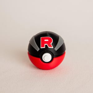 Life-Size Team Rocket Great Ball Display | 3D Printed Collectible | Optional Stand