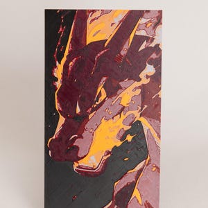 Charizard Pokémon 3D Printed Wall Art, Anime Gamer Decor