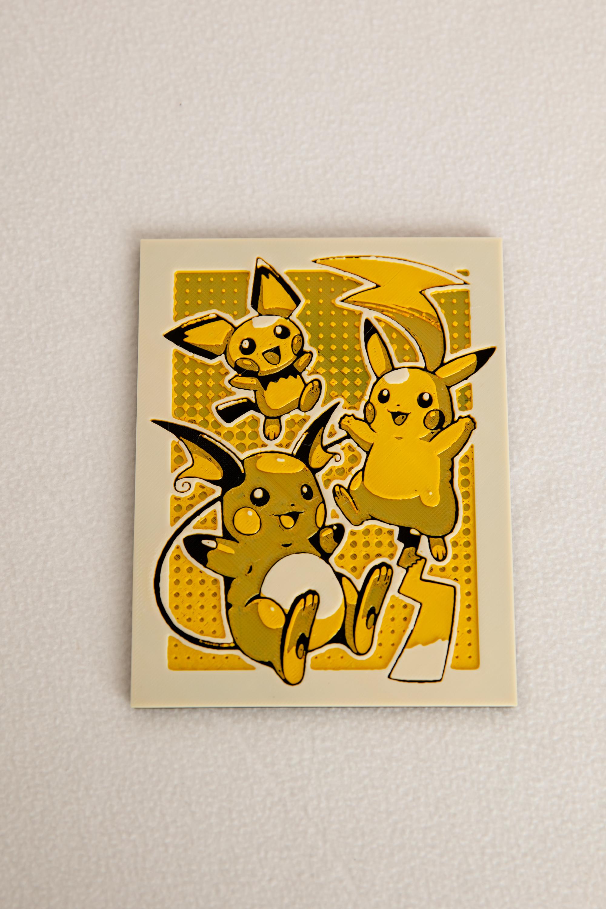 Raichu Gold Card - Etsy