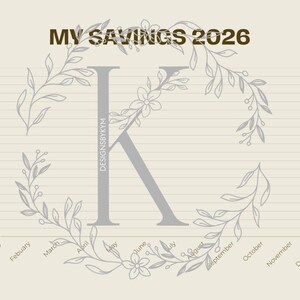 Simple Savings Line Graph – Visual Money Tracker (Printable)