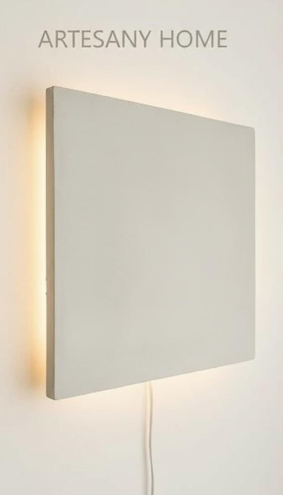 Cement wall sconce or table lamp | Handmade by ARTESANY HOME | Each piece takes time. That's why we never make thousands.