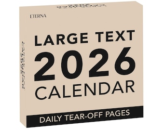 2026 Großer Textkalender