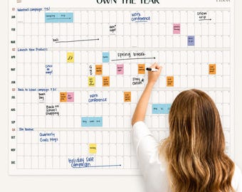 Undated Own The Year Calendar
