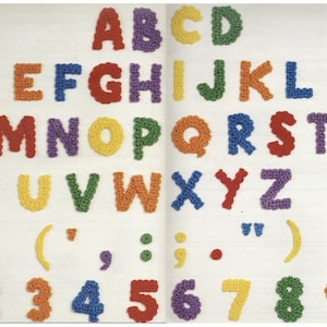 CROCHET Alphabet PATTERN, Crochet Letter Pattern, Crochet Home Decor, Alphabet Applique, Easy Crochet Pattern, Crochet Letter Appliqué