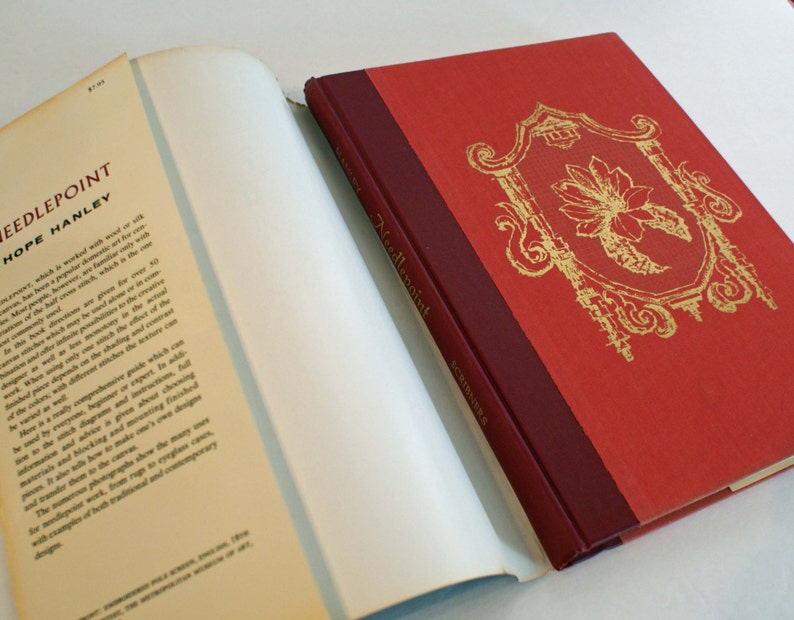 Needlepoint Hardcover Book by Hope Hanley 1964 Etsy