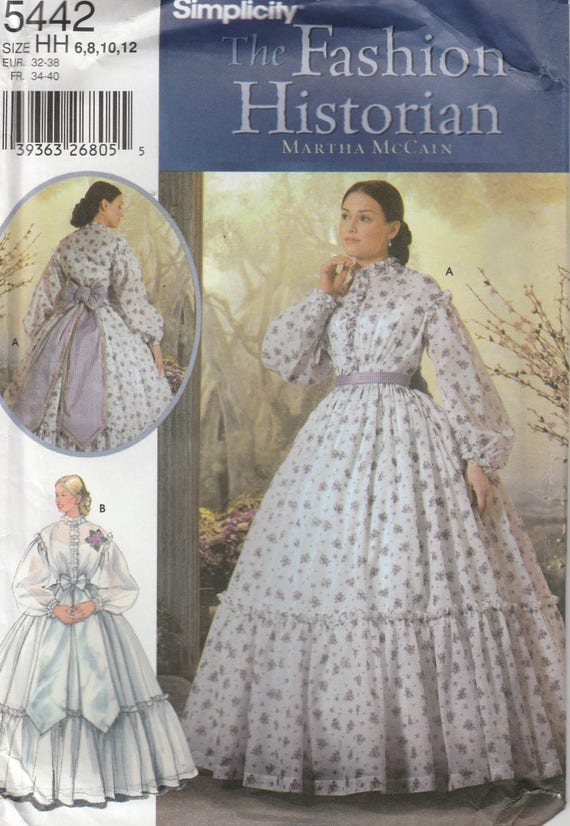 Civil War Era Gown Southern Belle Reenactment Misses Size 6 | Etsy