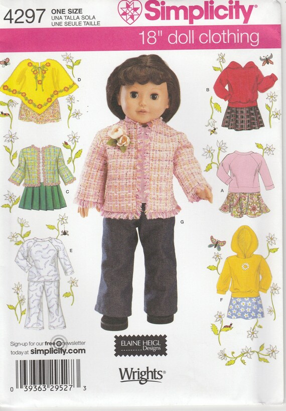etsy 18 doll clothes