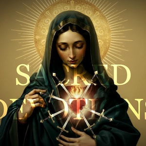 Schmerzhafte Muttergottes | Traditioneller Kunstdruck