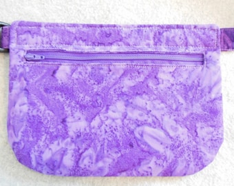 Hip Bag - Purple Batik