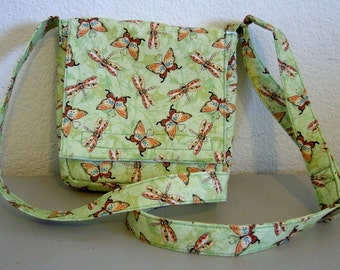 Insulated Sandwich Pouch - Butterflies & Dragonflies