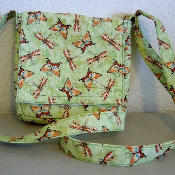 Insulated Sandwich Pouch - Butterflies & Dragonflies
