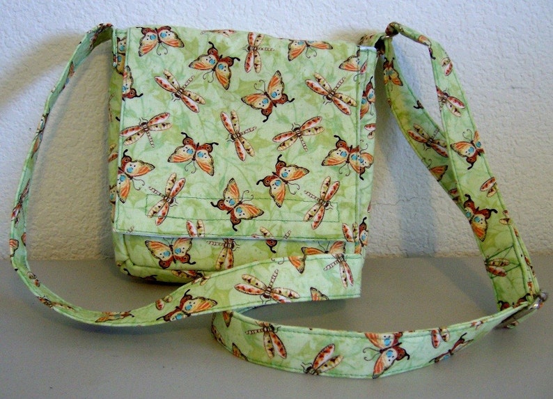 Insulated Sandwich Pouch  Butterflies & Dragonflies image 0