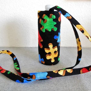 Insulated Water Bottle Carrier Jigsaw Puzzle Pieces image 1