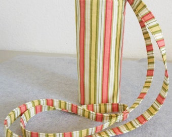 Insulated Water Bottle Carrier - Stripes