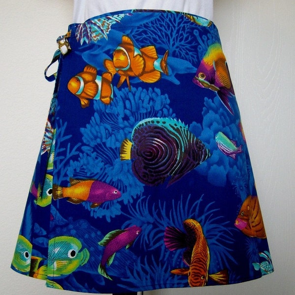 Wrap Around Skirt - Underwater Scene