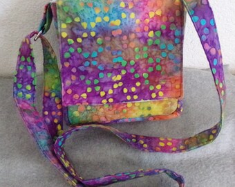 Insulated Sandwich Pouch - Colorful Batik