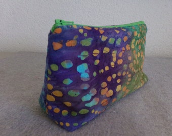 Cosmetic Bag - Colorful Batik