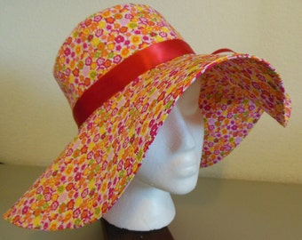 Springtime Floral Sun Hat