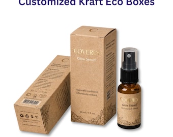 Customized Kraft Eco Boxes for Skincare Cosmetics | Personalized Eco-Friendly Packaging