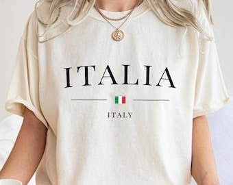 Comfort Colors® Italia Shirt, Italy Shirt, Italia Travel Shirt, Unisex Shirt, Traveling Shirt, Italy Shirt, Italia Lover Shirt, Italia Gift