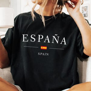 Comfort Colors® Espana T-shirt, Spain Tee, España TeeShirt, Spanish Flag Patriotic National independence day Tee, Spain Travel Shirt.