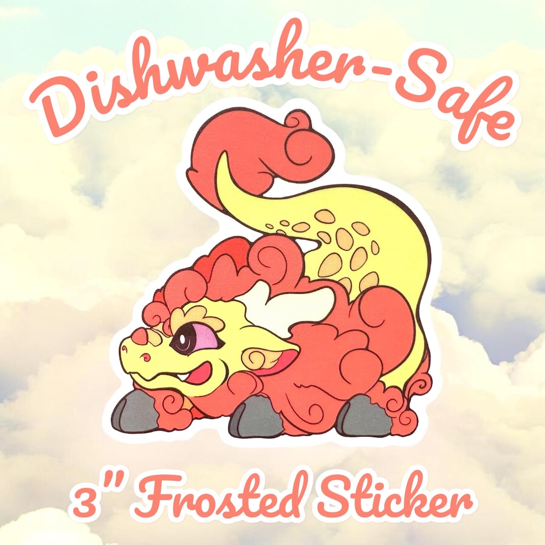 Kawaii Qilin / Kirin Mythical Beast Vinyl Sticker - Adorable Magical ...