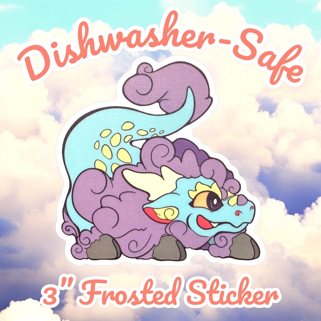 Qilin Sticker Kawaii Qilin / Kirin Mythical Beast Vinyl Sticker - Adorable Magical ...