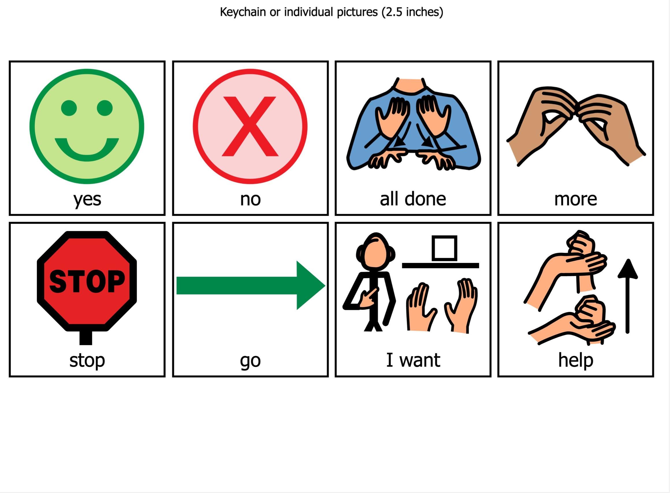 Visual Communication Board & Individual Visuals (PECS) - Etsy