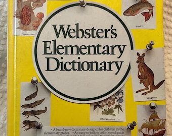 Vintage Webster's Elementary Dictionary: Merriam-Webster 1980s Edition