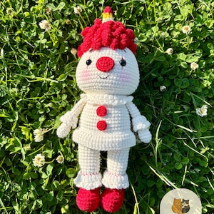 Crochet Clown , Amigurumi Clown , Clown Plushie,  Handmade Gift , Stuffed Clown