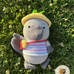 Crochet Platypus Doll: Handmade Stuffed Animal