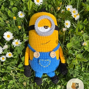 Gehäkelte Minion Puppe: Kuscheltier - Stuart