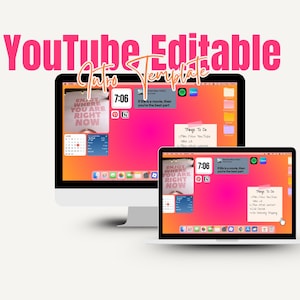 Modèle Canva d'introduction et de conclusion YouTube FaceTime | Vidéo sur toile modifiable