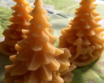 Beeswax Christmas tree Candle