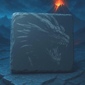 dragon slate coaster