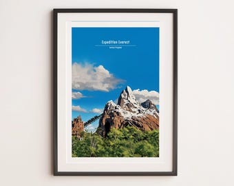 Expedition Everest Poster – Disney Animal Kingdom Ride Art Print