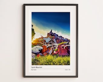 ディズニーポスター　スプラッシュマウンテン　非売品　希少 ディズニーポスター スプラッシュマウンテン 非売品 希少