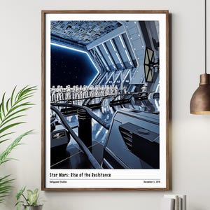 Star Wars: Rise of the Resistance - Hollywood Studios - Disney World - Ride Poster Print, Theme Park Fan, For Him, For Her, Unframed